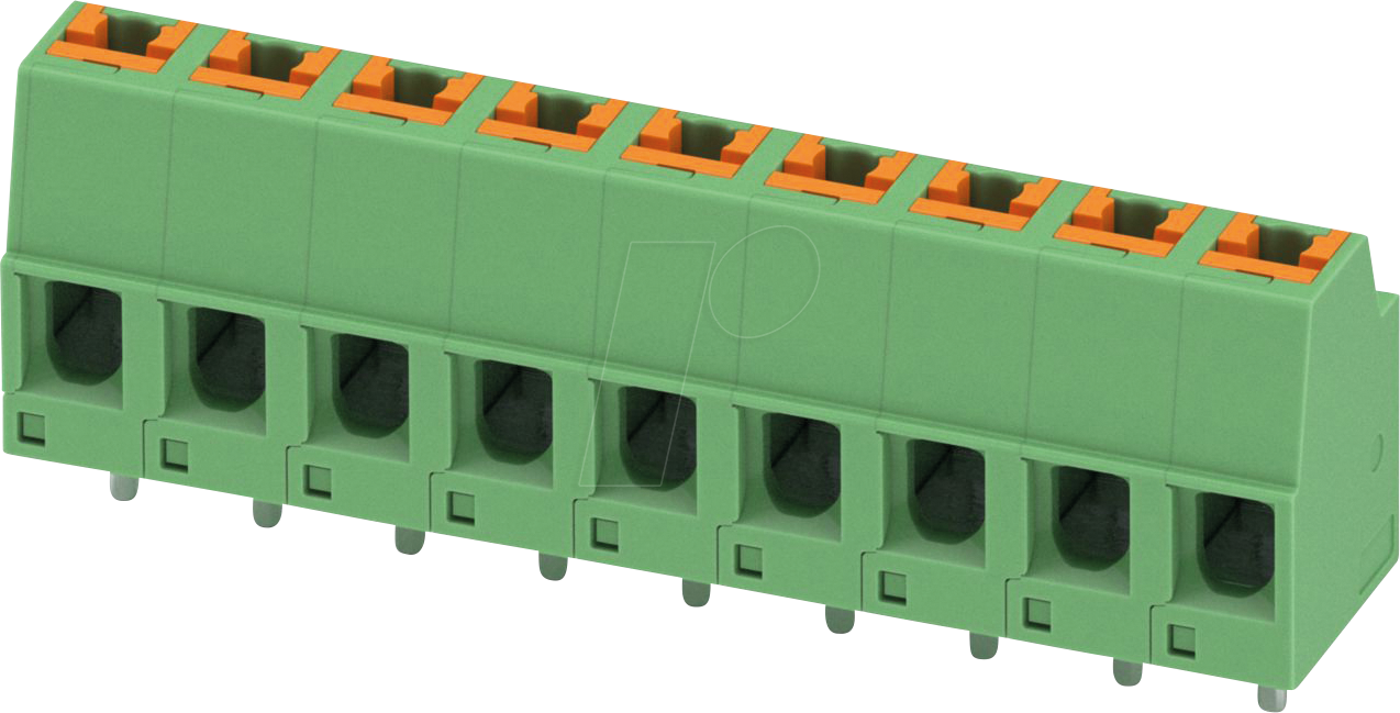 SPTH 1,5 9 5,08 - Leiterplattenklemme, 9 polig, RM: 5,08 mm, 0,14 - 2,5 mm²
