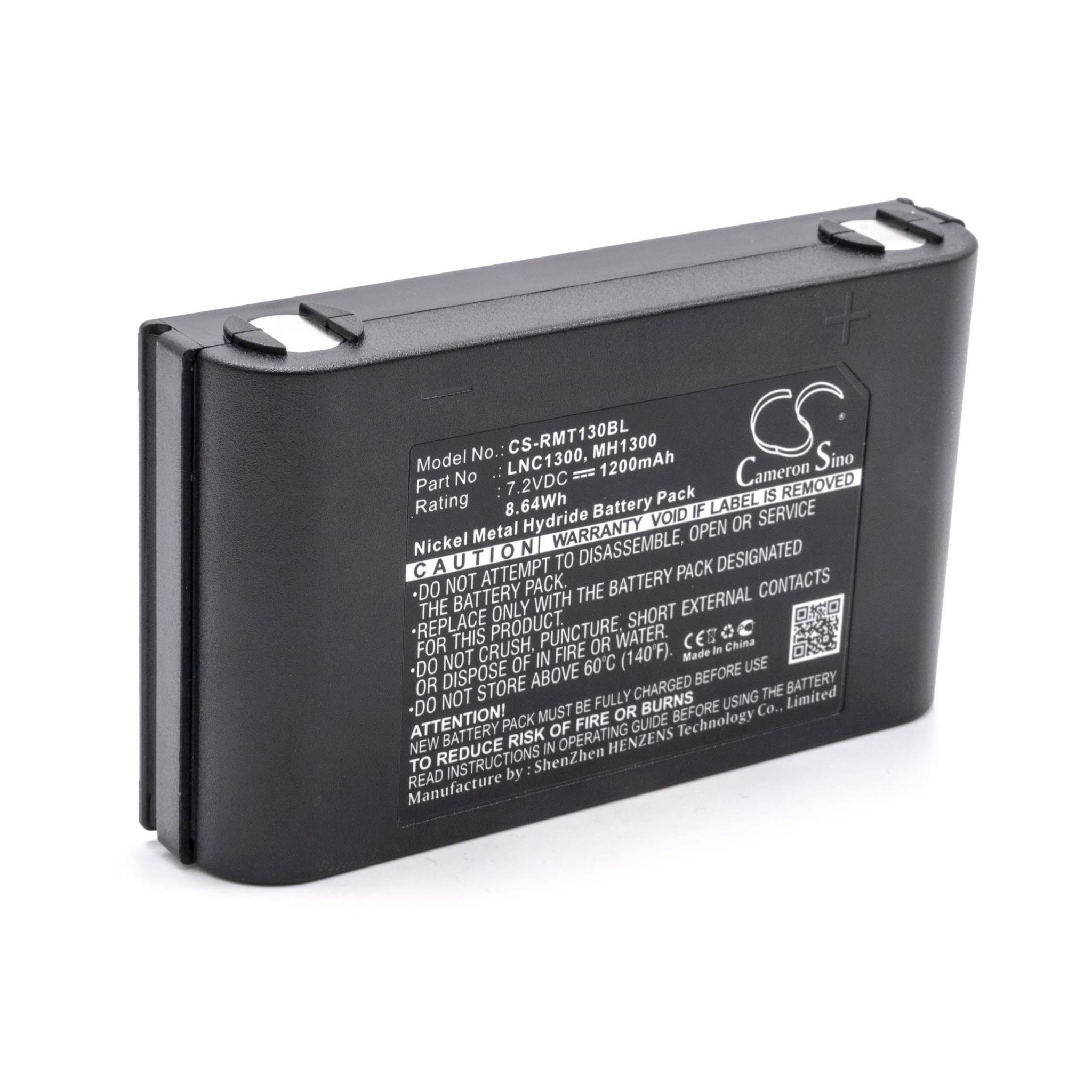 Vhbw 1x Akku Kompatibel Mit Ravioli Mh1300, Micropiu Fernbedienung Remote Control (1200 Mah, 7,2 V, Nimh)