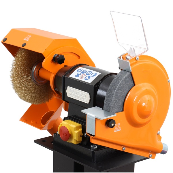 Kombinierter Schleifbock 1 Schleifscheibe 200 Mm + 1 Bürste 200 Mm - Peugeot Professionnels - Ptmb200