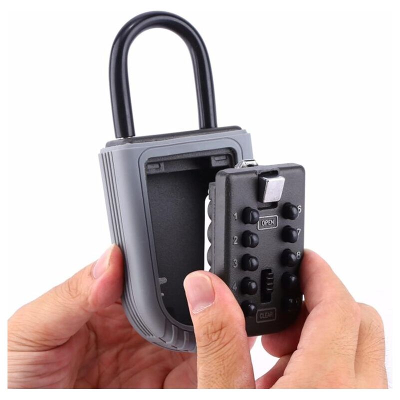 Boite A Clefs Securisee Exterieur Mini Boîte À Clés Securisee Portable Avec Code 10 Chiffres Étanche Boite À Clé Pour Maison École Bureau Usine