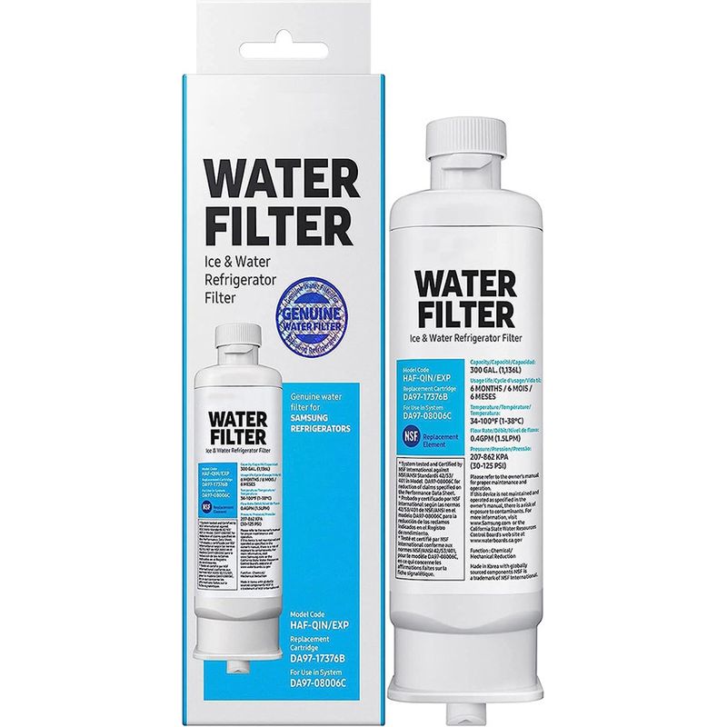 Lot De 3 Filtres À Eau De Rechange Pour Réfrigérateur Samsung Multi-portes, Références Da97-17376b, Da97-08006c, Haf-qin Et Haf-qin/exp