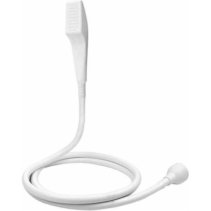 2m Douchette Pour Mélangeur En Plastique. Wc Douchette Lavabo Universelle - Douchette Tuyau Lavabo Adaptable Sur Robinet - Douchette Spécial Robine (blanc)