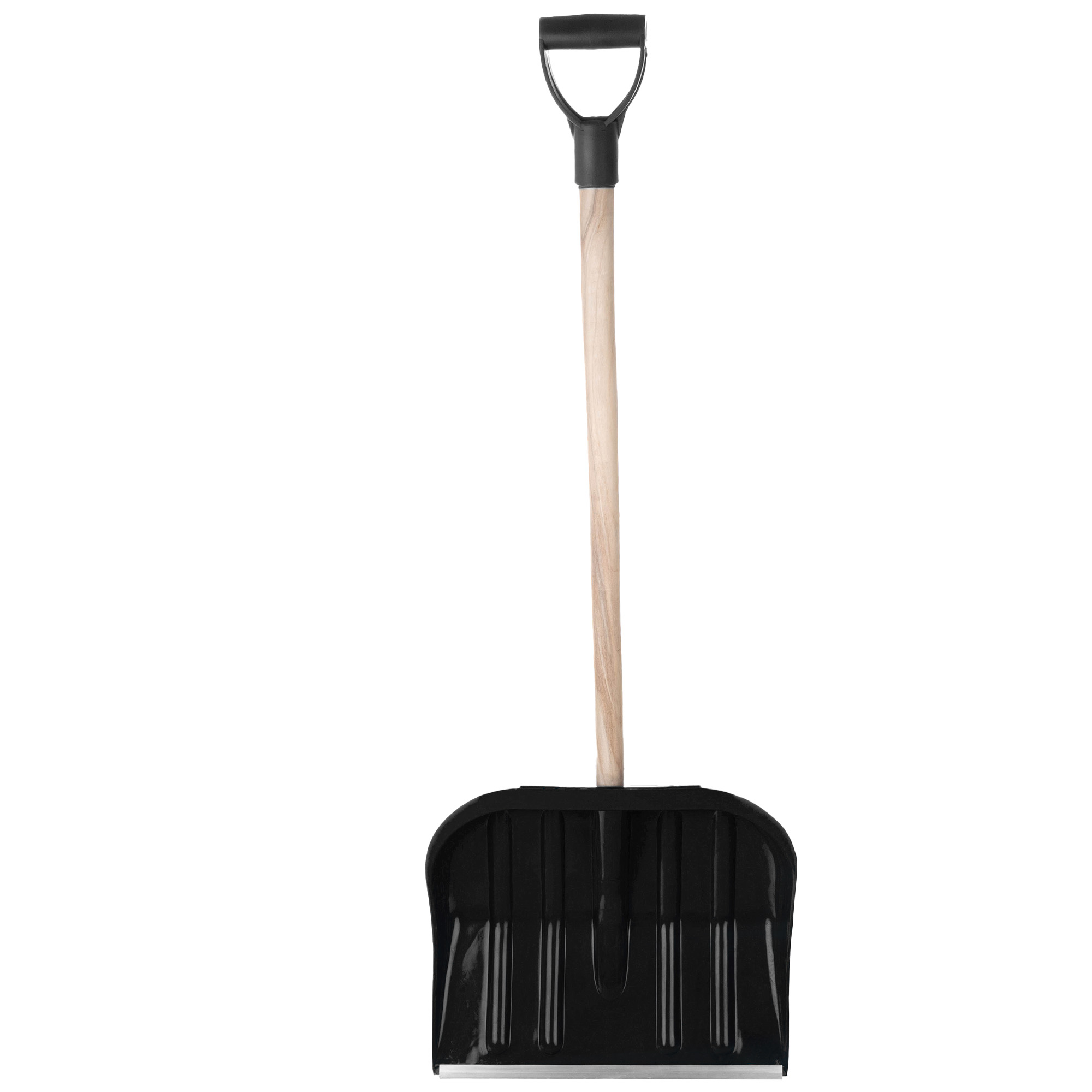 Schneeschaufel, Breite Und Stabile Schaufel, Schwarzes Blatt, Griff, Zubehör