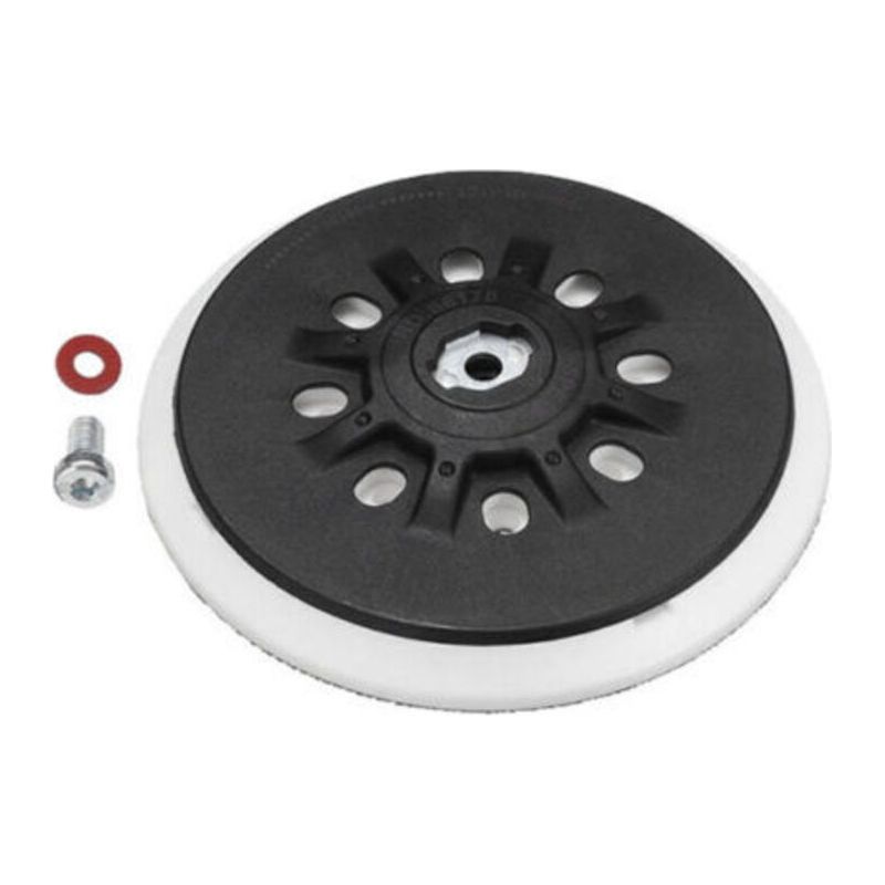 150 Mm (6 Pouces) Plateau De Ponage 8 Trous Compatible Avec Les Ponceuses Orbitales Bos Ch Festool Ets 150, Ets Ec 150, Lex 150, Wts 150/7 498987 (souple),pour Ponceuse Excentrique