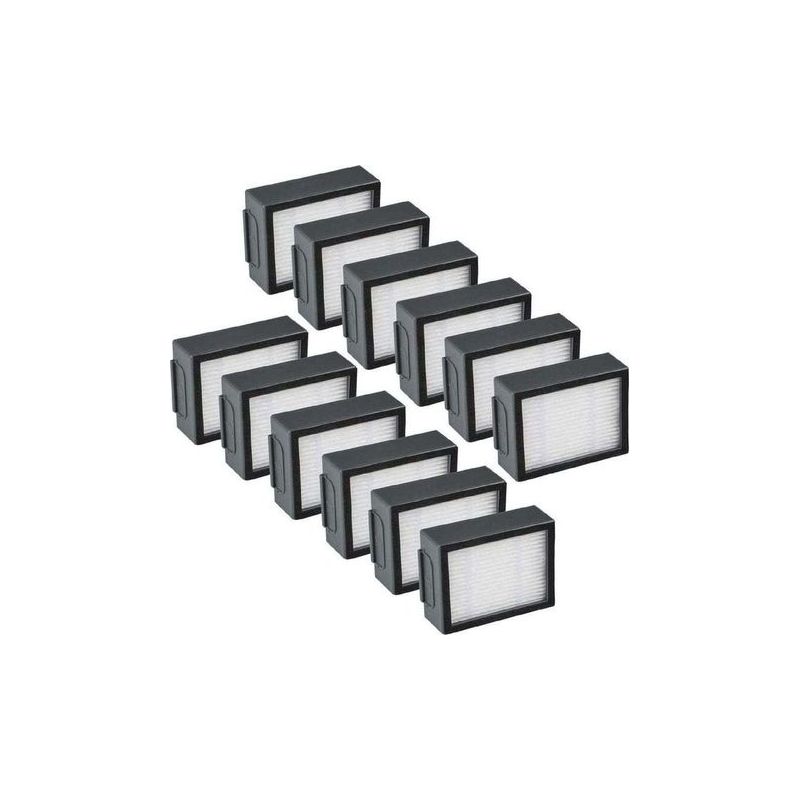 12-pack Replacement Filter Parts Compatible With Irobot Roomba E, I, J Series I1 I1+ I3 I3+ I4 I5 I5+i6 I6+ I7 I7+ I8 I8+ E5 E6 E7 J7 Robot Vacuum Cleaner Accessories 12 Filters