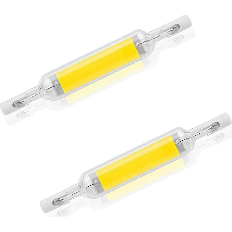 Lot De 2 Ampoules Led 10 W 78 Mm R7s, Dimmables, Blanc Froid 6000-6500 K, Équivalent À Une Ampoule Halogène J78 100 W, Culot R7s Double Face, Angle De Diffusion De 360°, Économie D'Énergie.-aquaforge