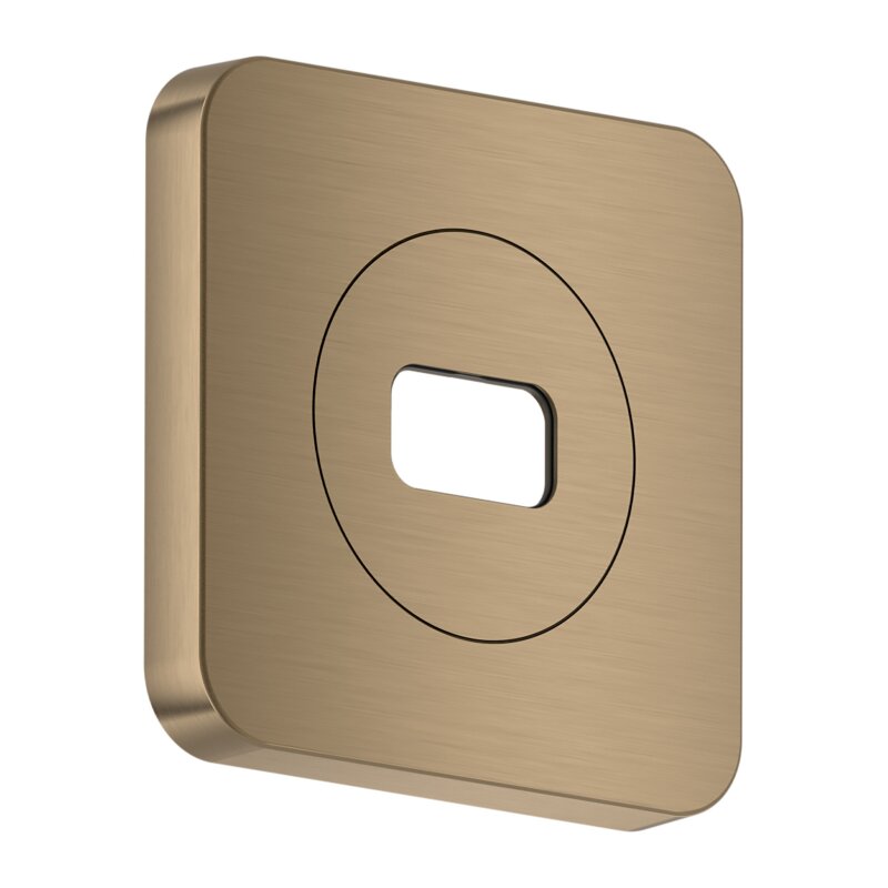 Axor Showersphere - Abdeckrosette 12x12 Cm, Bronze Gebürstet 39769140