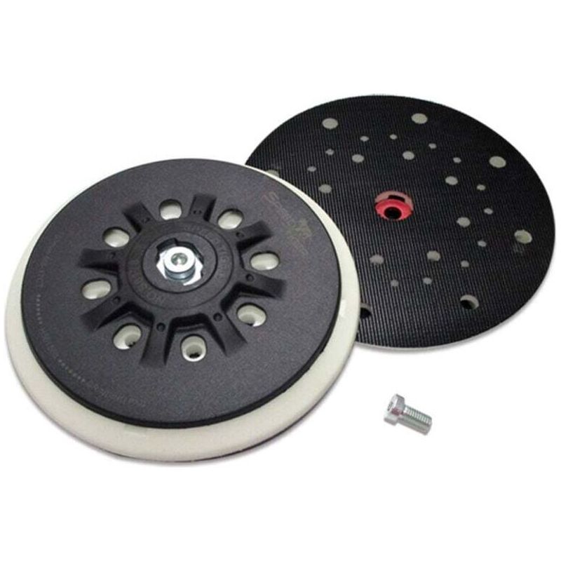 Patin De Ponçage Ulisem 150 Mm 8 Trous Adapté À La Ponceuse Orbitale Bosch Ets 150, Ets Ec 150, Lex 150, Wts 150/7 498987 (souple), 1 Pièce