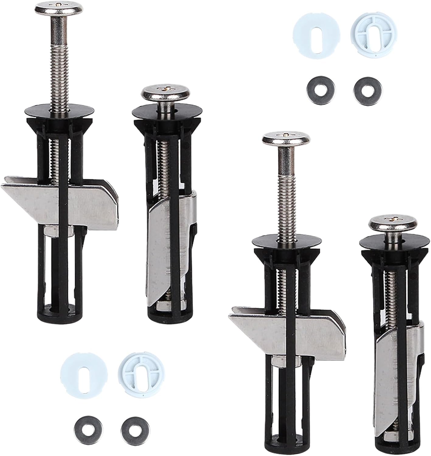 Ccykxa 20 Pièces Embout De Tube Carré 25x25 Mm, Bouchons À Lamelles En Plastique Noir, Bouchon D’extrémité Pour Tube Carré Métallique, Protection Pied De Chaise, Table Et Meuble