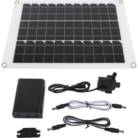 20-w-solarbrunnenpumpen-set, Wasserbetriebenes Panel, Tauchfähig, Geräuscharm, 12 V, Für Vogeltränken, Fischteiche, Hydrokulturgärten