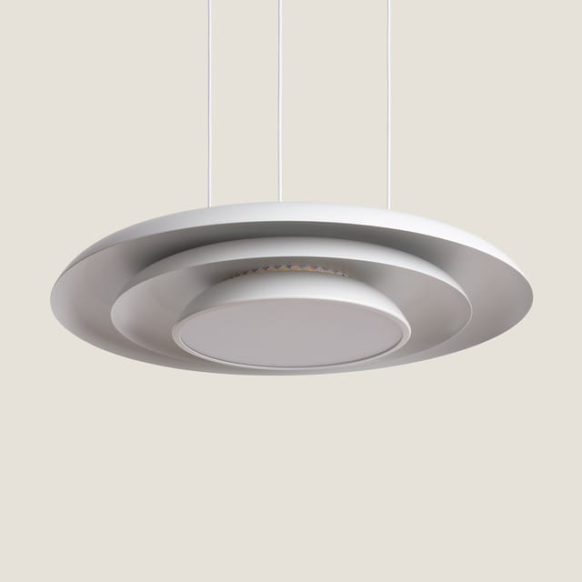 Led-deckenleuchte 26w Metall Ø400 Mm Cct Wählbar Zaysan Weiß