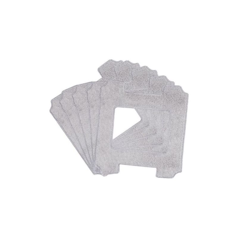 Royaluxe-lot De 6 Tampons De Nettoyage，chiffon De Nettoyage En Microfibre Lavable，pour Robots De Nettoyage De Vitres Ecovacs Winbot W1 / W1 Pro / W2 / W2 Omni - Pour Robot Nettoyeur De Vitre