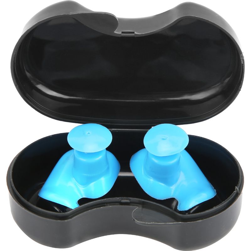 Bouchons D'Oreilles Spiralés En Silicone Étanches Et Anti-poussière Pour Enfants Et Adultes, Accessoire De Natation (bleu)