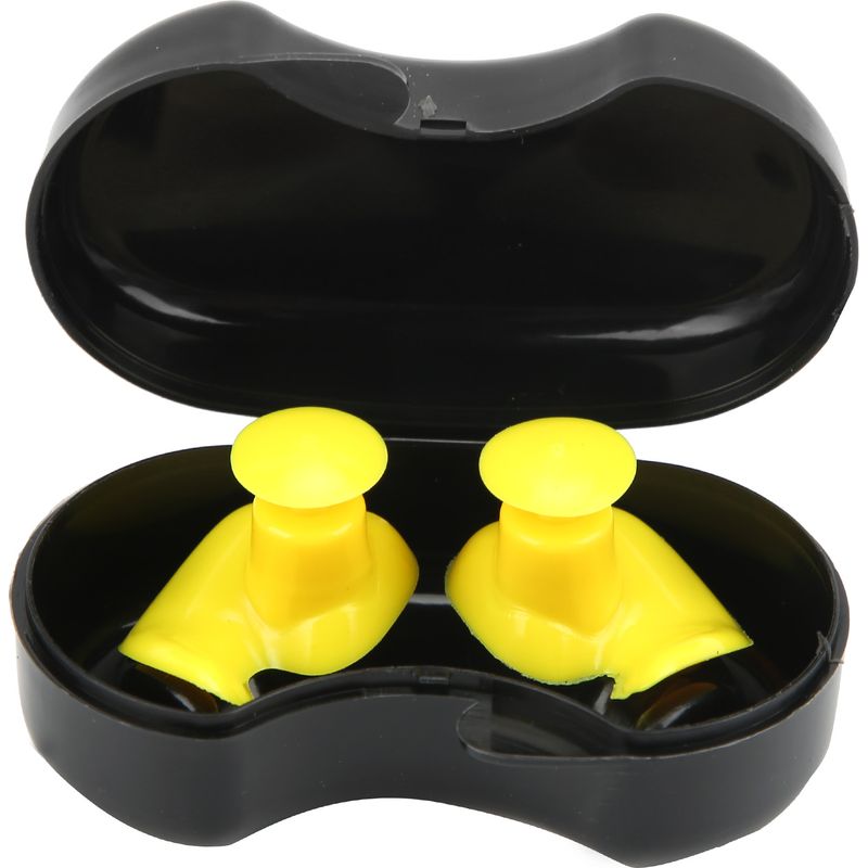 Bouchons D'Oreilles Spiralés En Silicone Étanches Et Anti-poussière Pour Enfants Et Adultes, Accessoire De Natation (jaune)