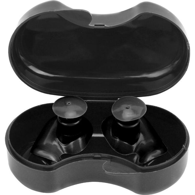 Bouchons D'Oreilles Spiralés En Silicone Étanches Et Anti-poussière Pour Enfants Et Adultes, Accessoire De Natation (noir)