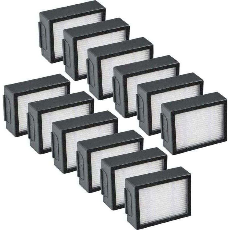 Ymyny 12-pack Replacement Filter Parts Compatible With Irobot Roomba E, I, J Series I1 I1+ I3 I3+ I4 I5 I5+i6 I6+ I7 I7+ I8 I8+ E5 E6 E7 J7 Robot Vacuum Cleaner Accessories 12 Filters