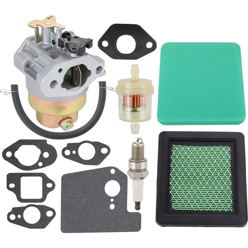 Carburateur Avec Joint D'Étanchéité Kit De Filtre À Air Pour Honda Gcv135 Pour Gcv160 Gc135 Gc160 Moteur Hrb216 Hrr216 Hrs216 Hrt216 Hrz216 Remplace 16100-z0l-023 Tondeuse À Gazon