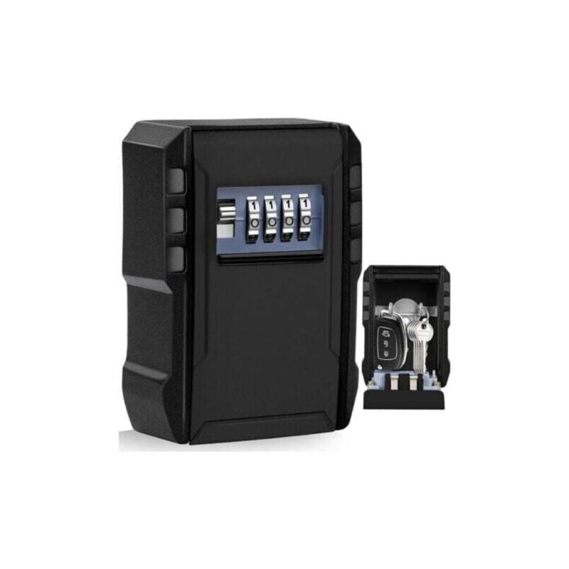 Boite À Clé Sécurisée, Grand Boite A Clefs Securisee Exterieur Avec Code À 4 Chiffres Étanche Boite À Clés Murale, Robuste Coffre A Clef Exterieur Digitale Pour Maison École Garage Usine