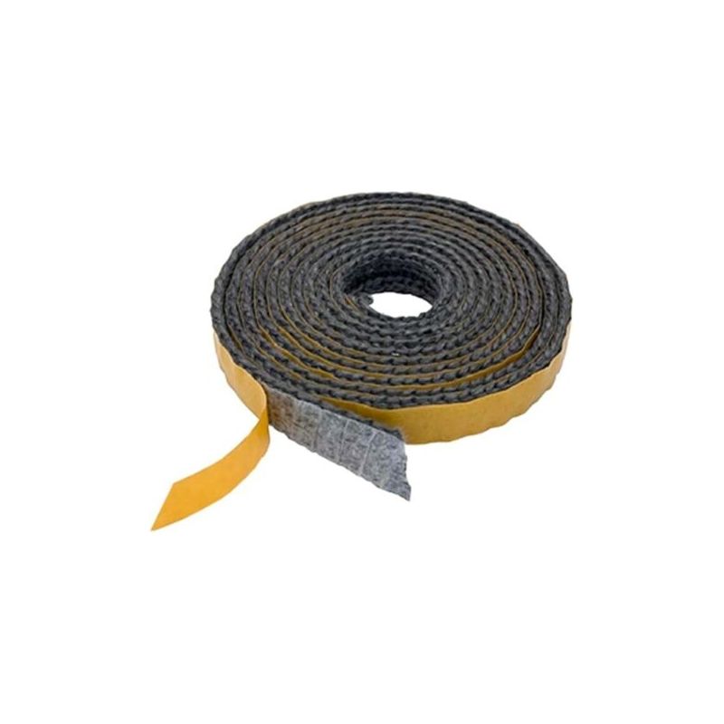 Joint Insert Cheminée, Joint De Poêle À Bois, Joints Tressé Auto-adhésive Pour Poêle, Chaleur, Cheminée, Tube Poele, Porte De Four, Joint D'Étanchéité Résistante À 550°c (3mm X 15mm X 3m)