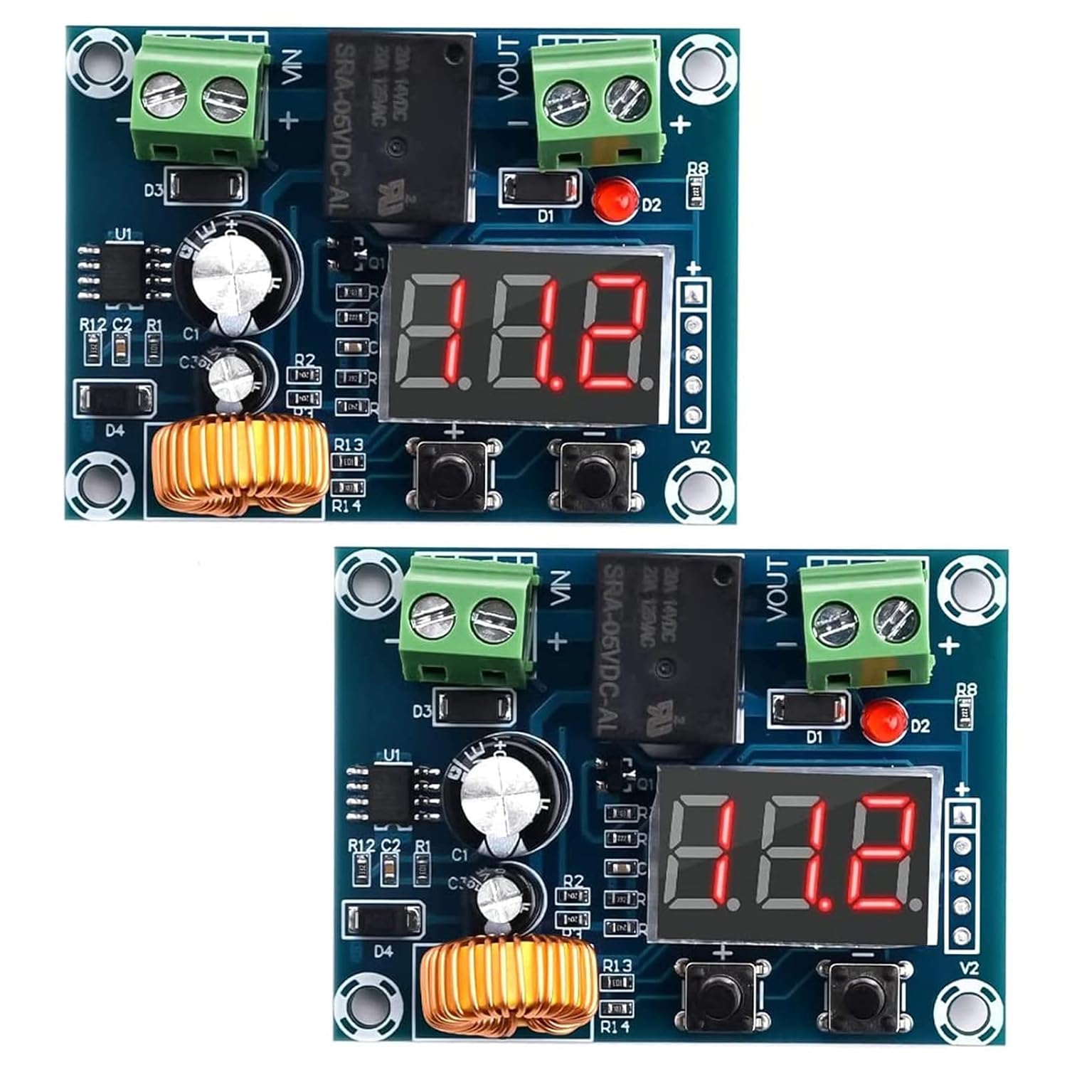 Dc12v-36v Batterieschutzmodul – 2er-pack – Präzise Steuerung – Automatische Abschaltung – Für Fahrzeug Und Lagerung
