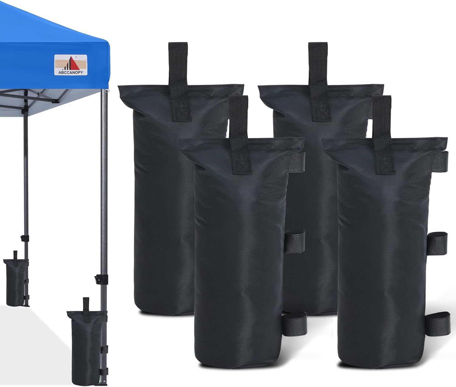 Gewichtssäcke Für Markisen – 4er-set – 1680d Oxford-gewebe – Sand- Oder Wasserstabilisierung – Für Pavillons Und Zelte