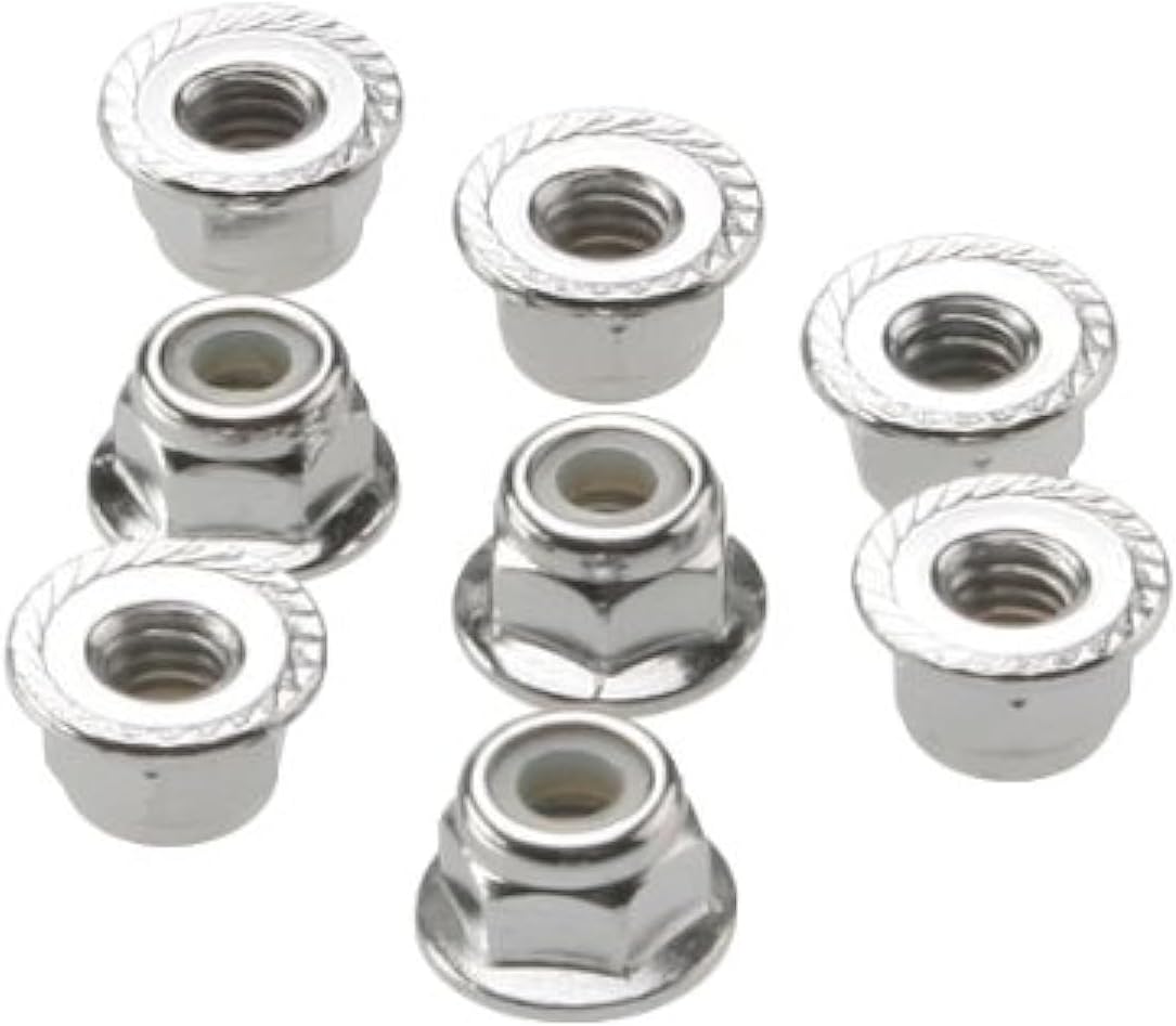 Sicherungsmutter – 1 Stück – Nylon Und Stahl – 3 Mm Gezahnt – Für Kraftfahrzeuge