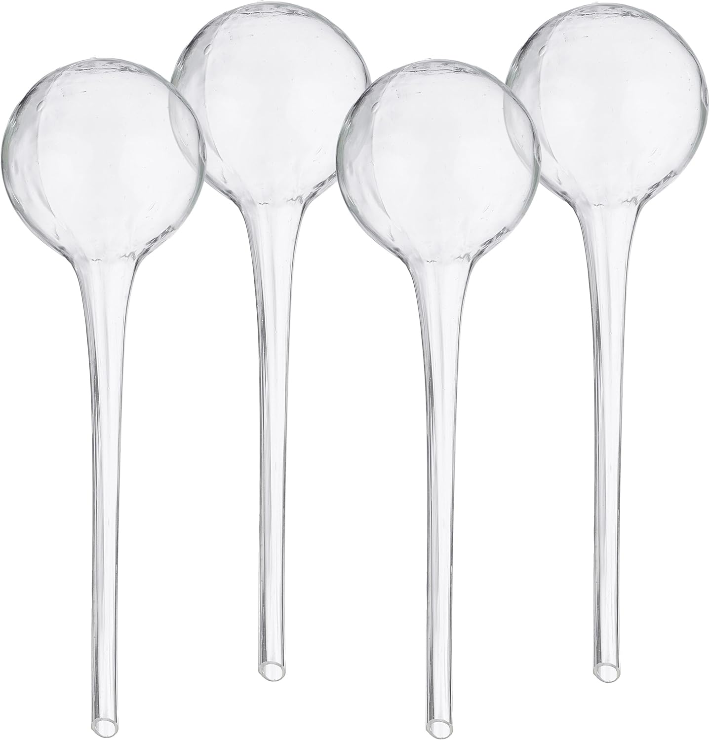 Bewässerungsbirne – 4er-set – Klarglas – Automatische Bewässerung – Für Drinnen Und Draußen – 30 X 9 Cm