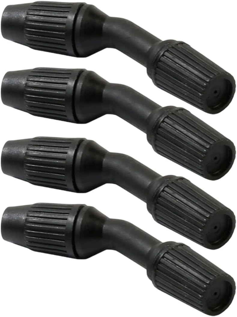 Düsenset – 4er-set – Kunststoff – Gartenbewässerung – Kompatibel Mit Standard-sprühgeräten – Schwarz