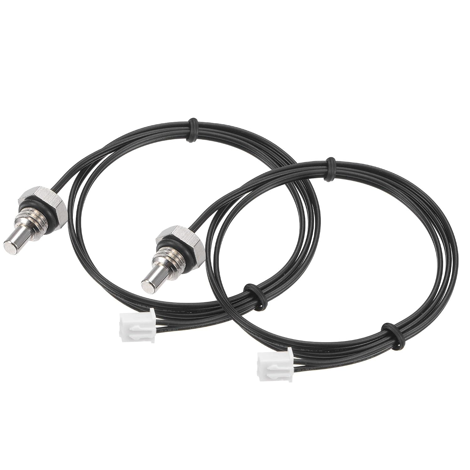 Temperaturfühler – 2er-pack – Ntc 10k – M8-gewinde – Für Klimaanlagen Und Kälteanlagen – 50 Cm Kabel