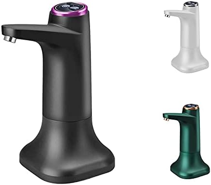 Elektrische Wasserpumpe Mit Sockel, Usb-aufladbarer Wasserspender, Tragbare Automatische Wasserpumpe Für Zuhause, Küche, Büro (schwarz)