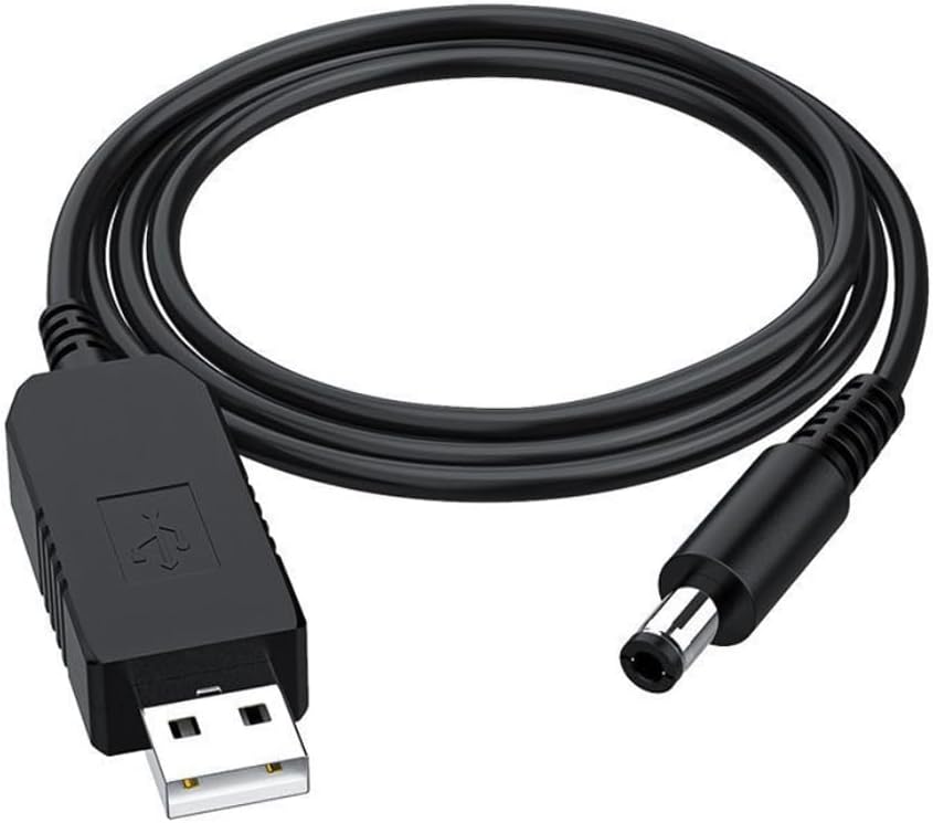 Usb-aufwärtswandlerkabel (5 V Dc Auf 12 V Dc), Usb-stromkabel Mit 5,5 X 2,5 Mm Oder 5,5 X 2,1 Mm Dc-stecker, 5 V Auf 12 V Dc Usb-kabel (100 Cm)