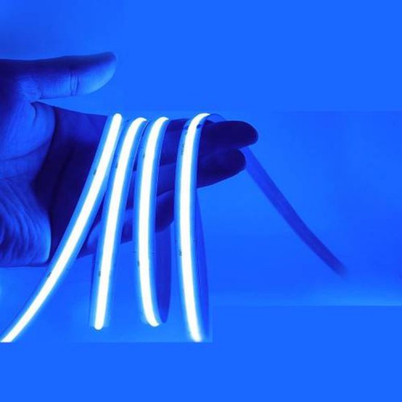 Flexibler Blauer Led-lichtstreifen (24 V), 5 M, 320 Leds/m (insgesamt 1600 Leds), Ideal Für Partys, Bars, Regale Und Innendekoration.