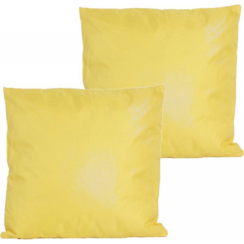 Anna Kollektion Outdoor-kissen – 2er-set – Gelb – 60 X 60 Cm – Für Drinnen Und Draußen