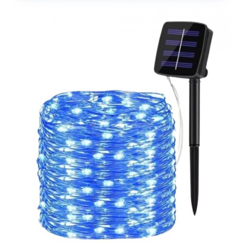 32 M Lange Led-solar-lichterkette Mit 350 Leds, Wasserdicht, Ideal Für Die Dekoration Ihres Außenbereichs Und Für Weihnachtsfeiern. Perfekte Weihnachtsdekoration Für Partys Und Als Geschenk.