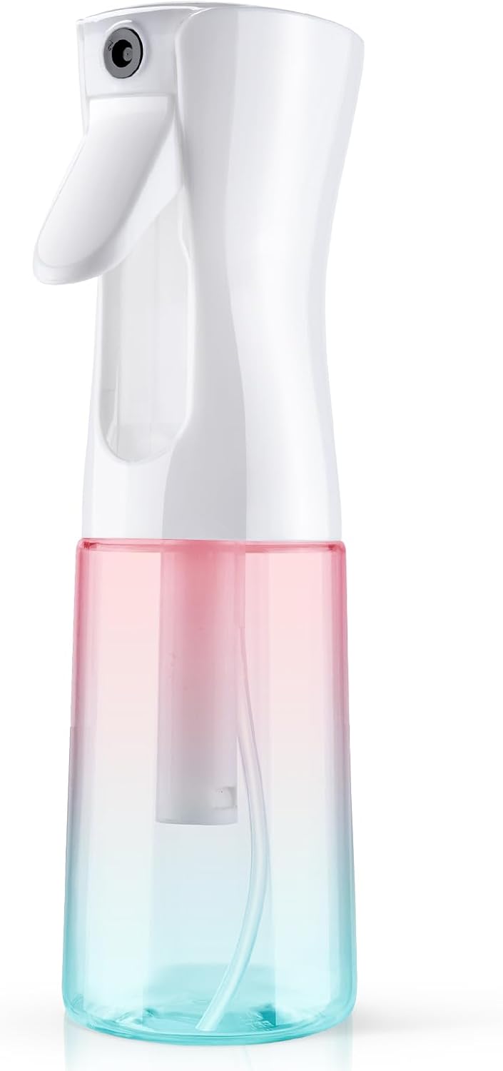 200-ml-sprühflasche – 2er-pack – Robustes Pet – 360°-feinnebel – Für Friseur, Gartenarbeit Und Gesichtspflege – Rosa Und Grün