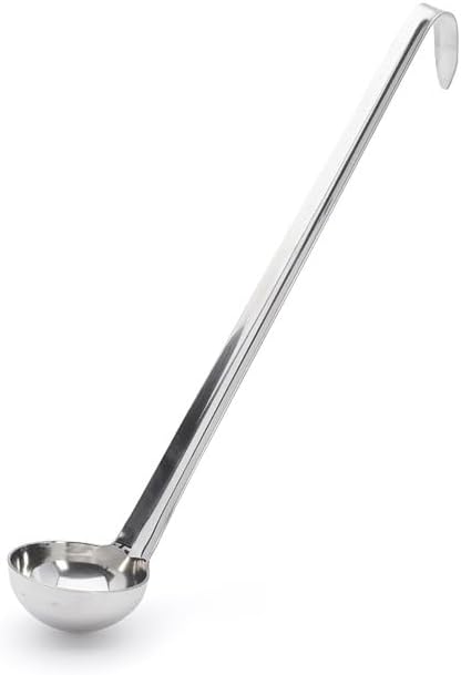 Einteilige Edelstahl-schöpfkelle – 1 Stück – Edelstahl – Ergonomischer Griff – Profiküche – 28 Cm
