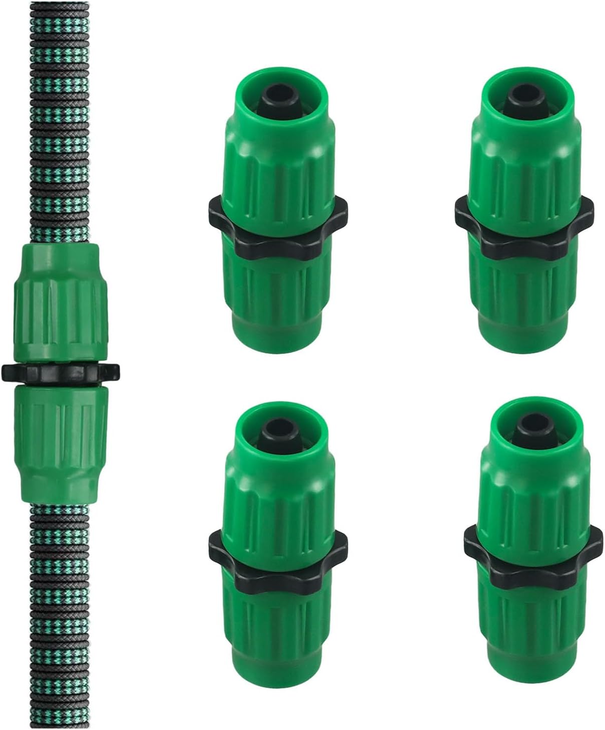 Ausziehbares Gartenschlauch-reparaturset – 5-teilig – Messing – 5/8"- Und 3/4"-anschlüsse – Für Den Garten