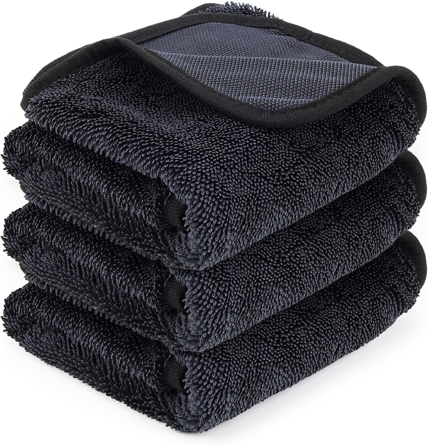 Total Clean Mikrofaser-zaubertuch Xxl (3er-pack) – Miro France Chiffon Für Duschkabine, Auto Und Haushalt, 40 X 60 Cm, Ultra-saugfähig, Streifenfrei