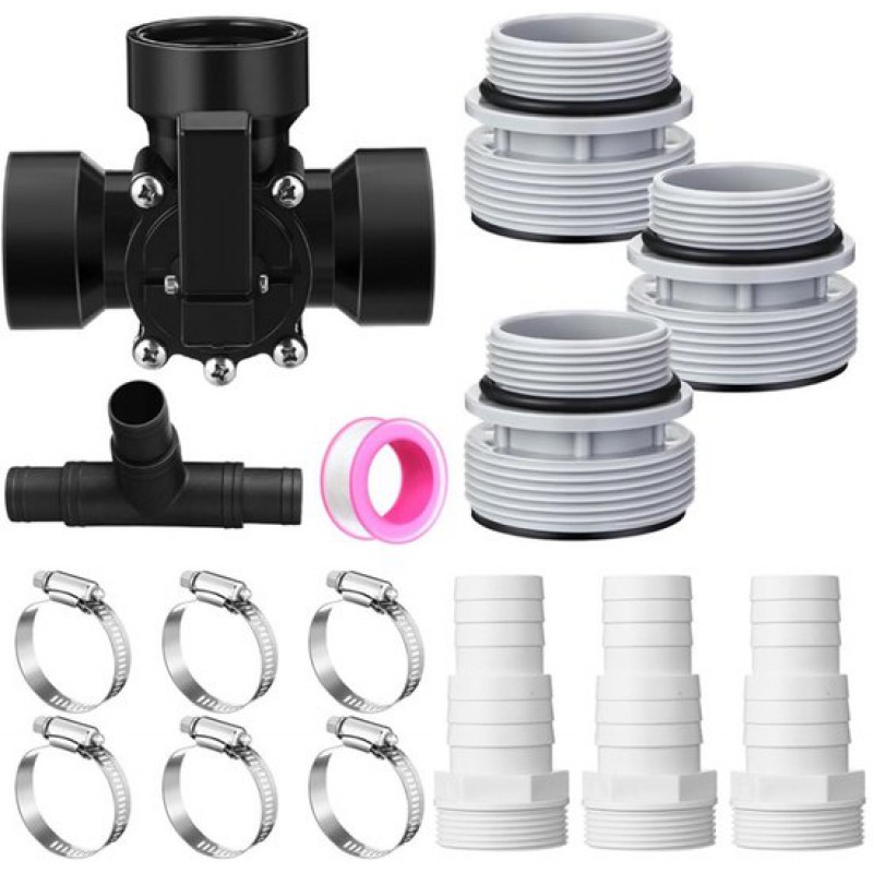 Bypass-set – 12-teilig – Für Schwimmbecken – Filterpumpe – 32 Mm/38 Mm Becken-set