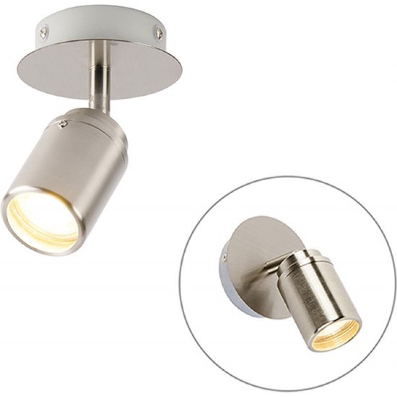 Ducha - Moderne Deckenleuchte Für Badezimmer - 1-flammig - Ø 100 Mm - Stahl -