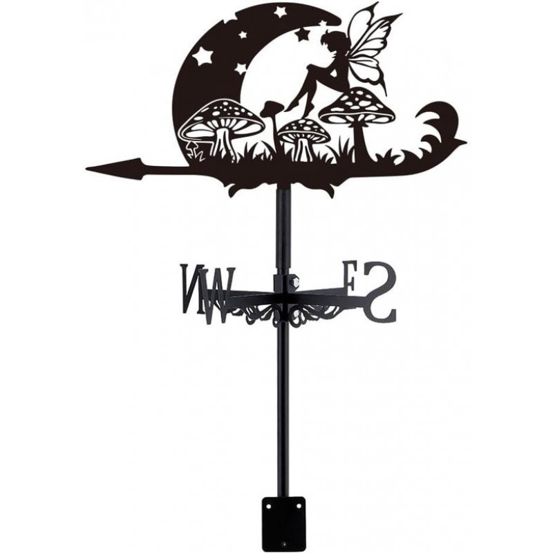 Wetterfahne – Schmiedeeiserne Wetterfahne – Dekorativ – Wetterfest – Geeignet Für Gärten Und Dächer – Fxb48
