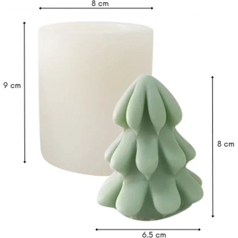 Zoezo – Kerzenform – Weihnachtsbaum – Weihnachten – Kerzenformen – Silikonform – Kerzen Selber Machen – Gips- Und Epoxidharzformen – Seifenherstellung