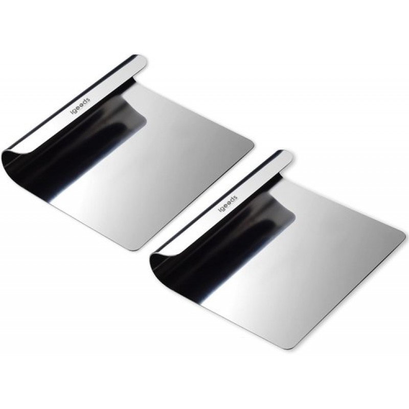 Multifunktionales Küchenutensil – Gemüselöffel – Kochspatel – Edelstahl 18/10 – Teigschaber – 12 X 14 Cm – 2er-set