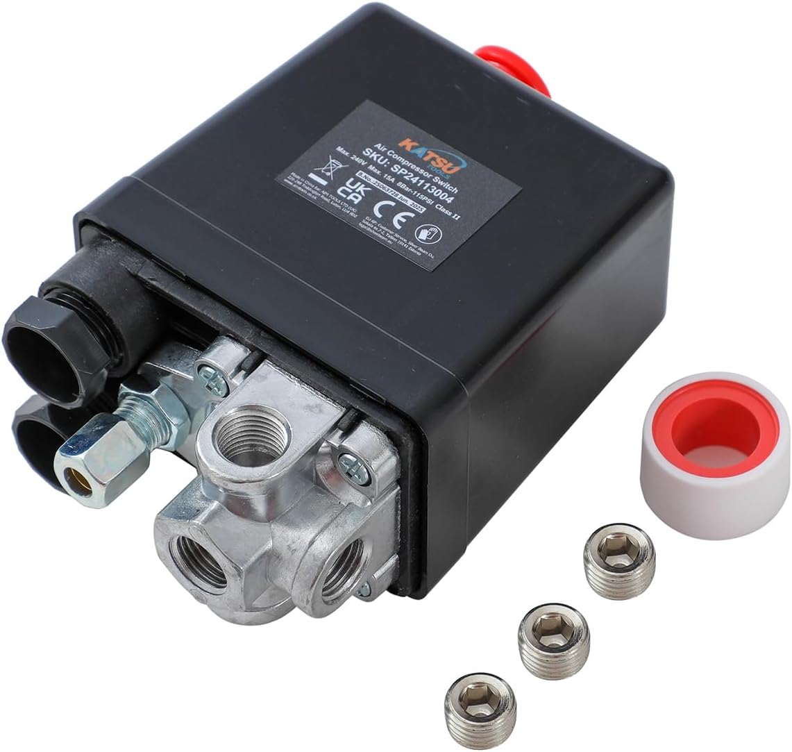 Orazio Druckschalter Für Luftkompressoren G1/4" 220v 16a 3-port Einphasen-steuerventil Für Luftkompressoren Sp24113004