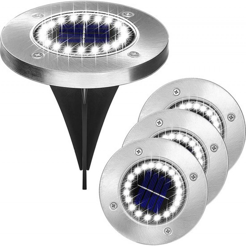 20 Led-solar-gartenstrahler – 4er-pack – Gartenbeleuchtung – Solarbetrieben – Beleuchtung – Terrassenbeleuchtung – Patiobeleuchtung – Solarbetrieben – Einfahrtbeleuchtung – Langlebig