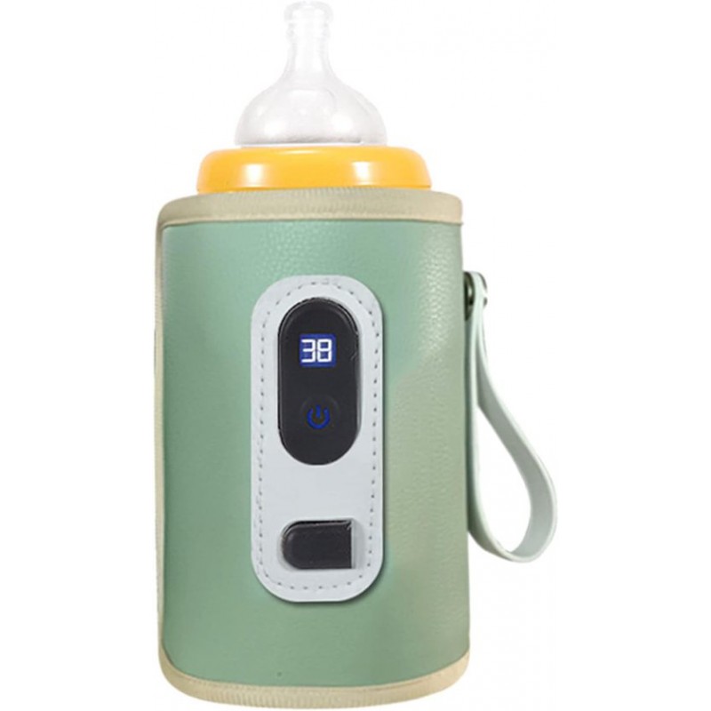 Usb-flaschenwärmer, Lcd-bildschirm, Präzise Milchtemperaturregelung, Für Zuhause, Unterwegs Und Im Auto (gemüse)