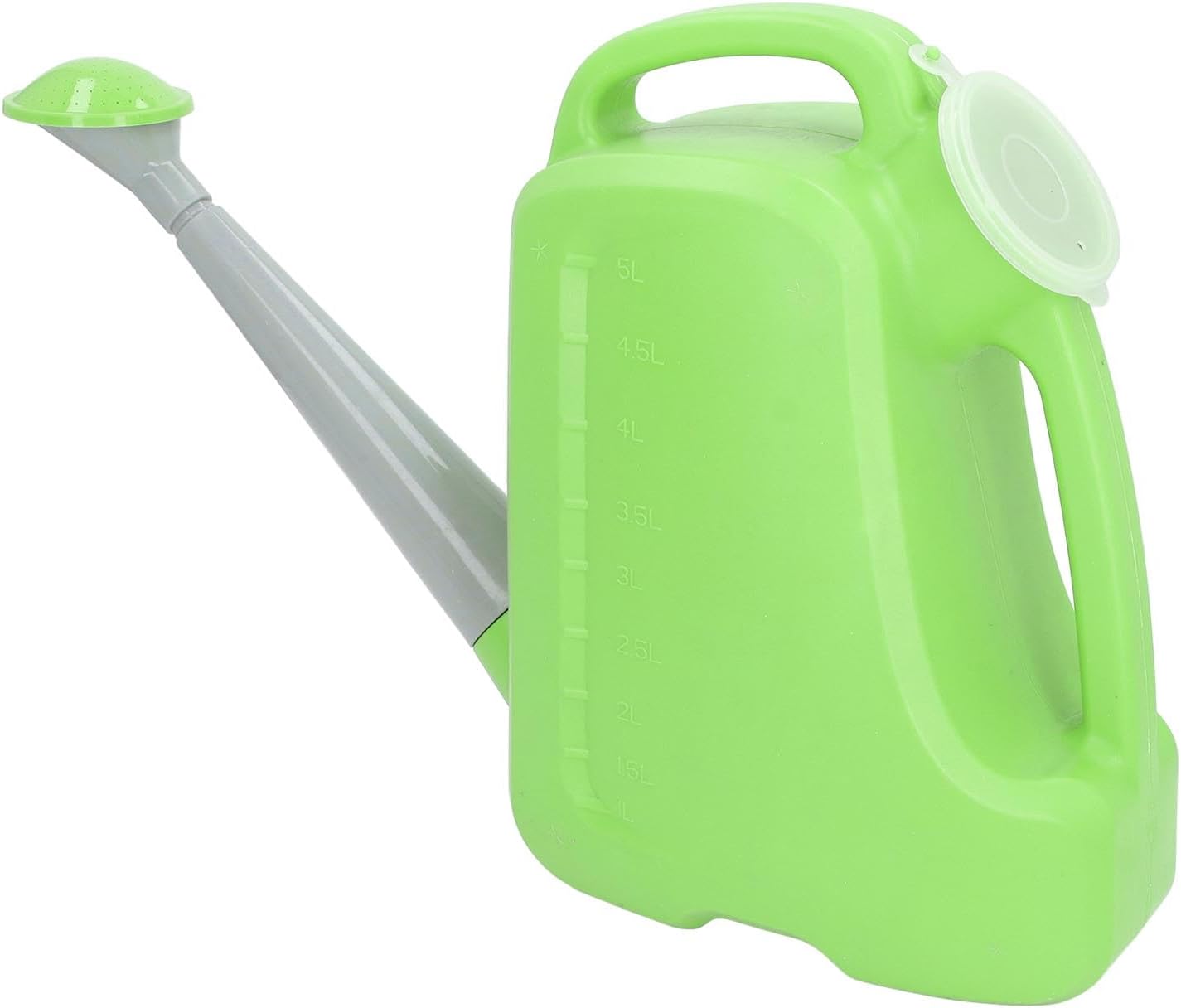 Gießkanne Mit Großem Fassungsvermögen, Ergonomischem Griff, Außenliegender Wasserstandsanzeiger, Für Alle Pflanzen, Aus Pp-material, Geeignet Für Landwirtschaftliche Betriebe (5 L)