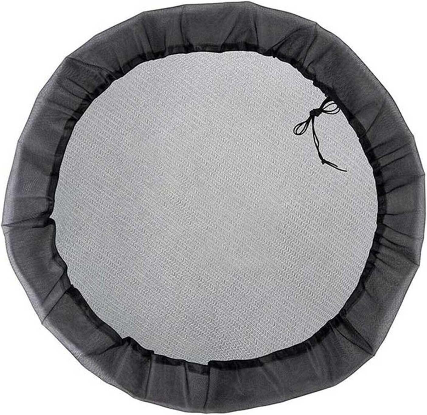Schutznetz Für Wasserauffangbehälter – 1 Stück – Schwarzes Polyester – Feinmaschiges Netz Zum Schutz Vor Schmutz – Kordelzug – Durchmesser 110/120 Cm