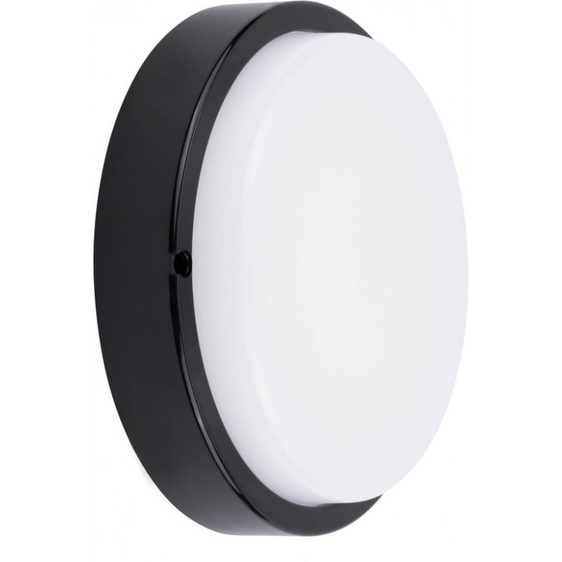Ledvion - Led-einbau-deckenleuchte Für Badezimmer, Schwarz Ø22 (rund - 10 W - Cct - Ip65)