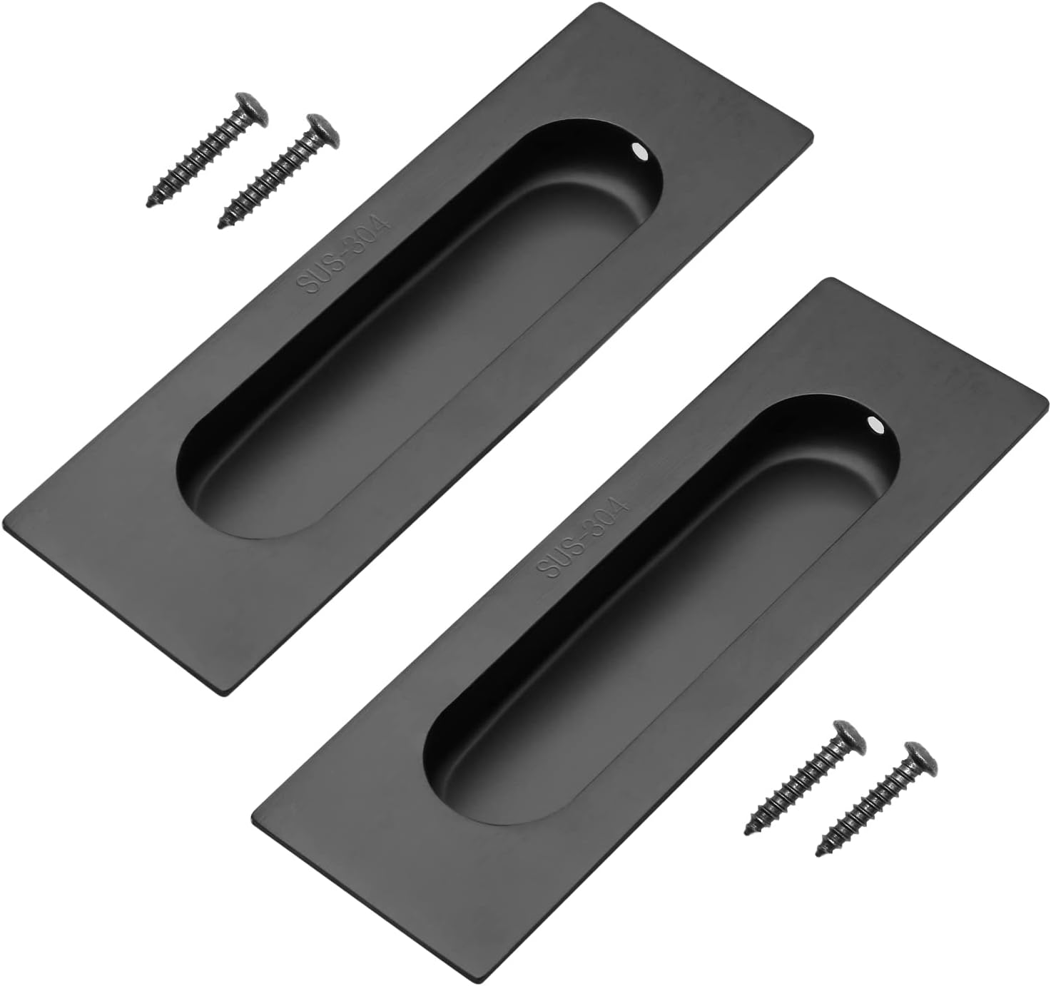 Stück Schiebetürgriffe, Schwarze Schiebetürgriffe, 120 Mm Lange Griffe, Einbaugriffe Für Küchenschränke, Küchenschubladengriffe Für Schränke